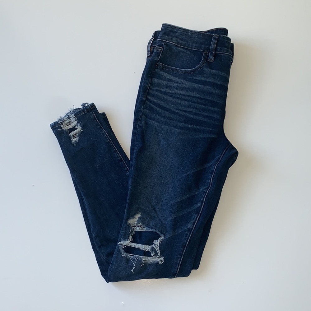 American Eagle Outfitters Dream Jean Distressed Jeggings Size 6 - Picture 10 of 10